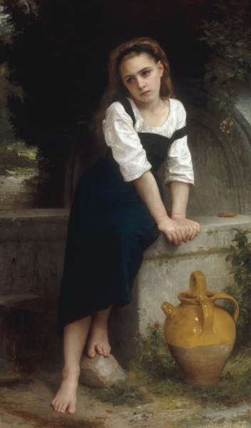 Waisenmädchen am Brunnen von William Adolphe Bouguereau