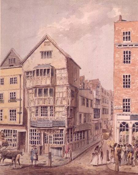 Corner of Fleet Street and Chancery Lane von William Alexander