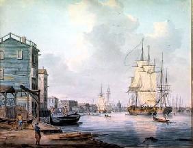 The Thames at Rotherhithe, 1790s