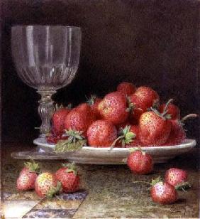 Strawberries and a Glass