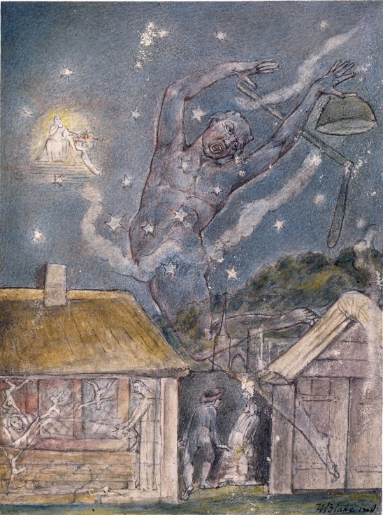 Der Kobold (aus John Miltons L'Allegro und Il Penseroso) von William Blake