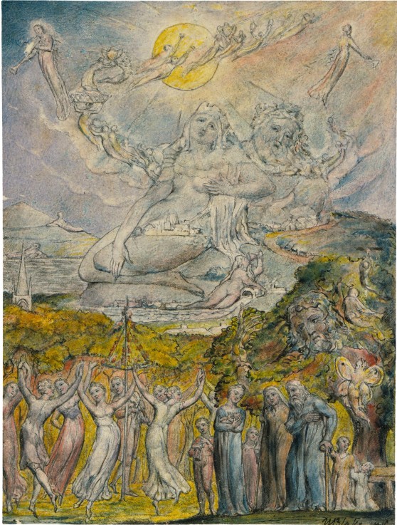 Ein sonniger Feiertag (aus John Miltons L'Allegro und Il Penseroso) von William Blake