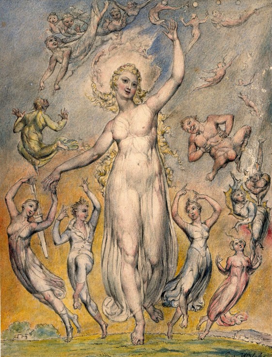 Heiterkeit (aus John Miltons L'Allegro und Il Penseroso) von William Blake