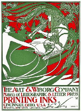Art Nouveau poster depicting Pan 1895