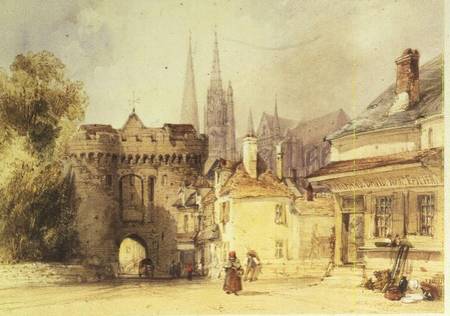 The Guillaume Gate, Chartres von William Callow