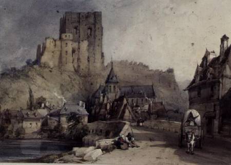 Mont Richard on the Cher (Loire-et-Cher) von William Callow
