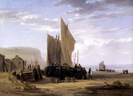 On the Coast of Yarmouth (one of a pair) von William Collins