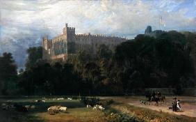 View of Arundel Castle from the south-east, 1823 (oil on canvas) 1560