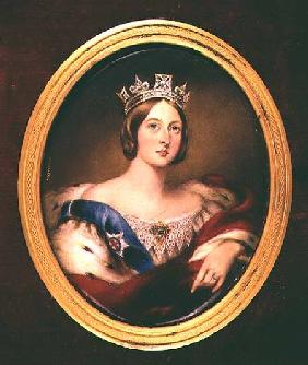 Portrait of Queen Victoria 1858