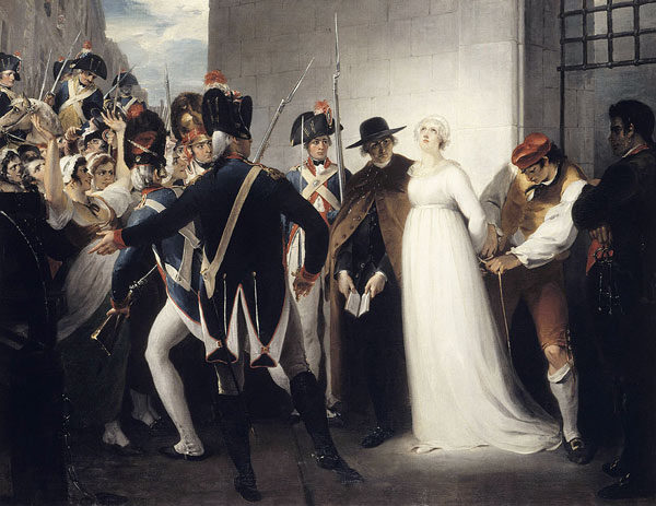 Marie Antoinette vor ihrer Hinrichtung am 16. Oktober 1793 von William Hamilton