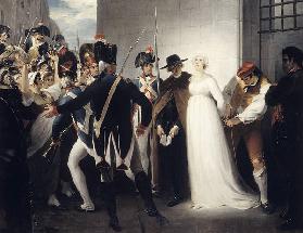 Marie Antoinette vor ihrer Hinrichtung am 16. Oktober 1793 1794