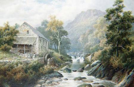 Old Disused Mill, Dolgelly von William Henry Mander