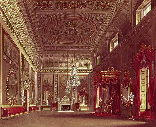 The Saloon, Buckingham Palace from Pyne''s ''Royal Residences'' von William Henry Pyne