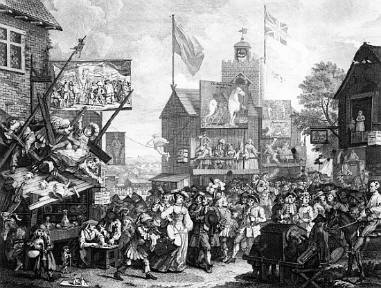 Southwark Fair von William Hogarth
