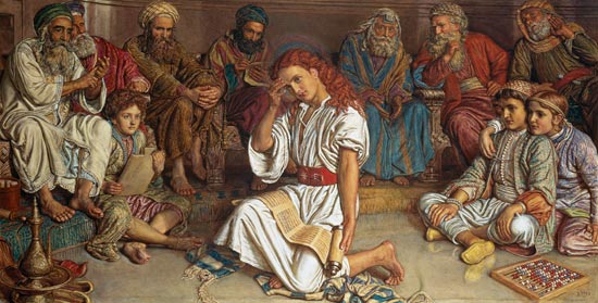 Christ Among the Doctors von William Holman Hunt