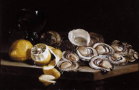 Study of Oysters von William Hughes