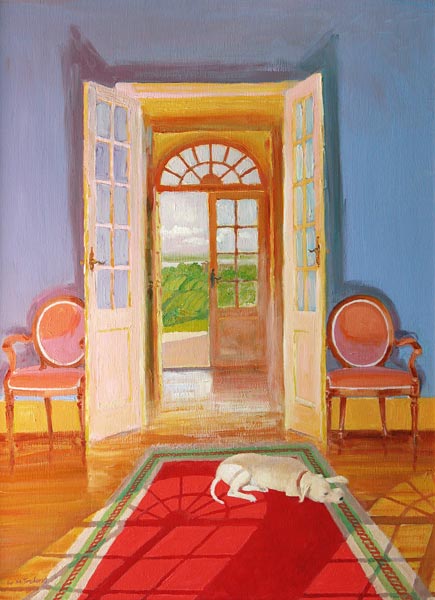 Galonne, 2003 (oil on board)  von William  Ireland