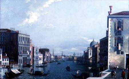The Grand Canal looking towards the Dogana and the Doge's Palace von William James