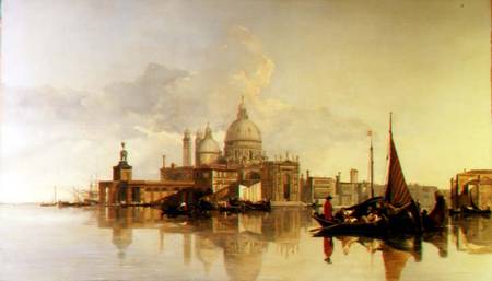 Venice with the Dogana and the Church of S. Maria von William James Muller