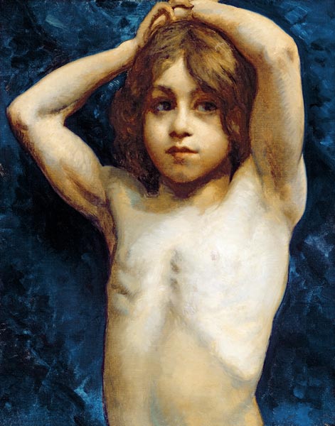 Study of a Young Boy von William John Wainwright