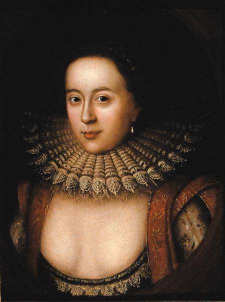 Portrait of Frances Howard (1590-1632) Countess of Somerset von William Larkin
