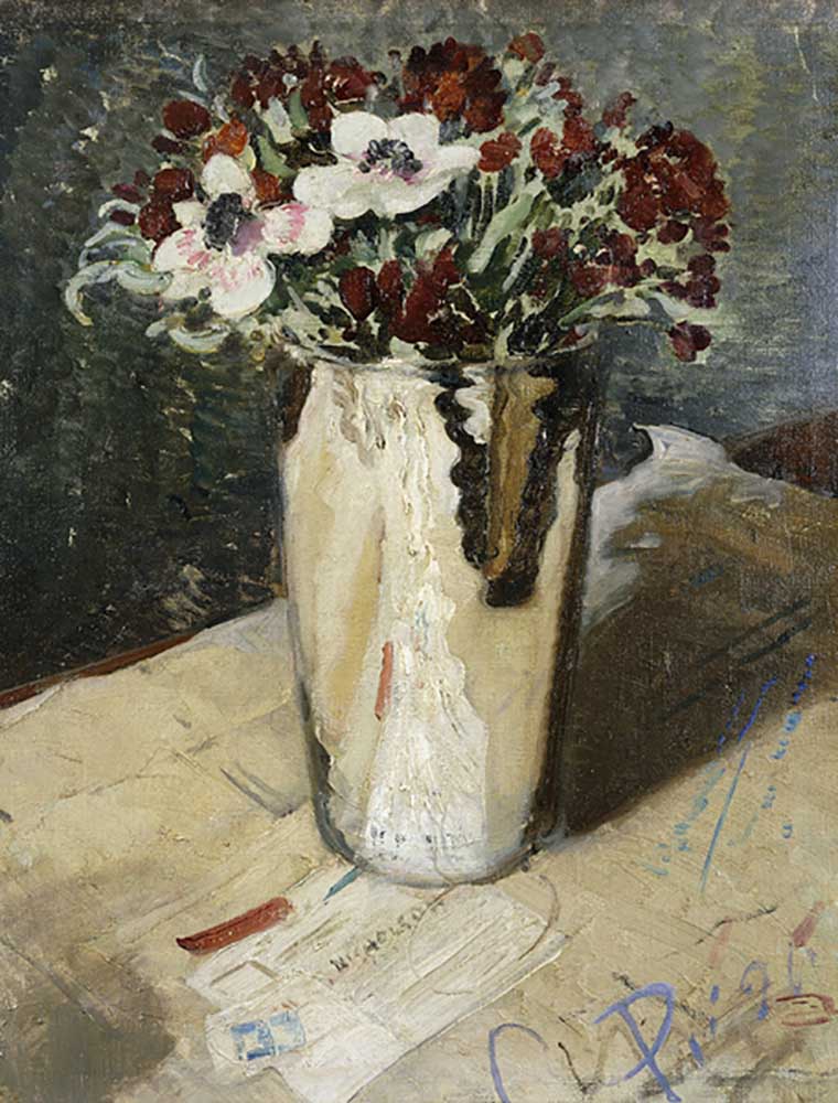 Mauerblümchen und Anemonen, 1930 von William Nicholson