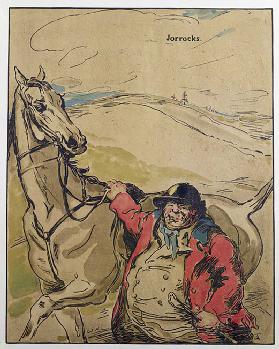 Mr Jorrocks, Illustration aus Characters of Romance, erstmals 1900 veröffentlicht