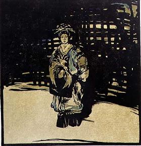 Sada Yacco, Illustration aus Zwölf Porträts, veröffentlicht 1899 1899