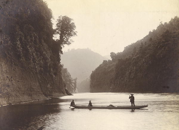 Whanganui River, c.1905 (silver gelatin print)  von William Partington