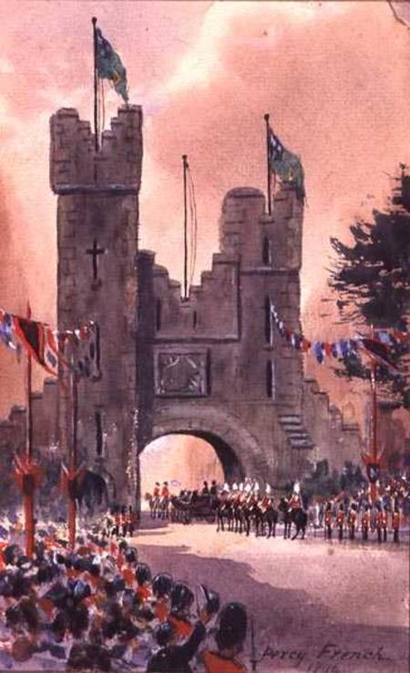 Queen Victoria Parades around Dublin von William Percy French