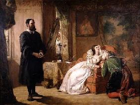 John Knox (1512-72) Reproving Mary, Queen of Scots (1542-87) mid-19th c