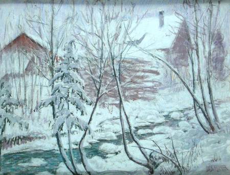 Chalets in the Snow von William Samuel Horton