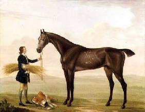 A Dapple Grey Stallion held by a Groom 1763