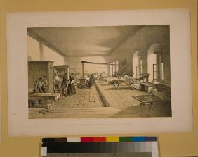 Raum im Lazarett von Scutari 1855