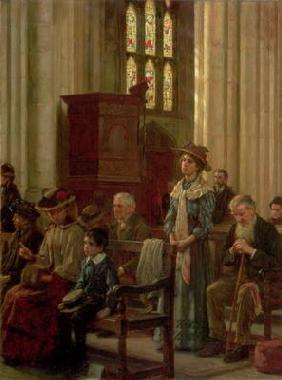 The Anthem, c.1910 (oil on canvas) 1887
