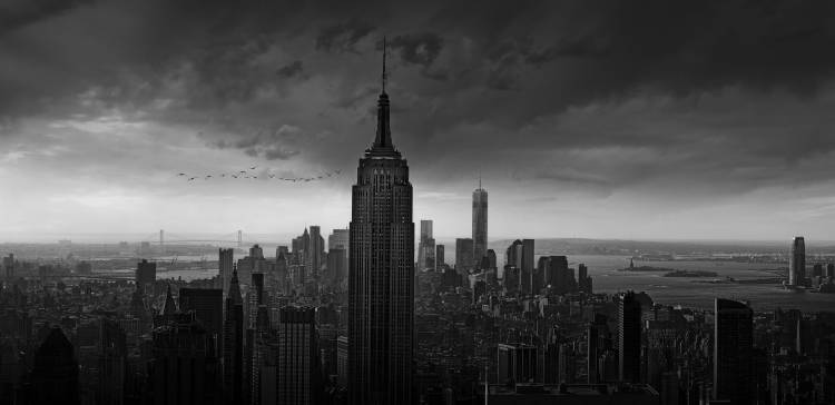 New York Rockefeller View von Wim Schuurmans