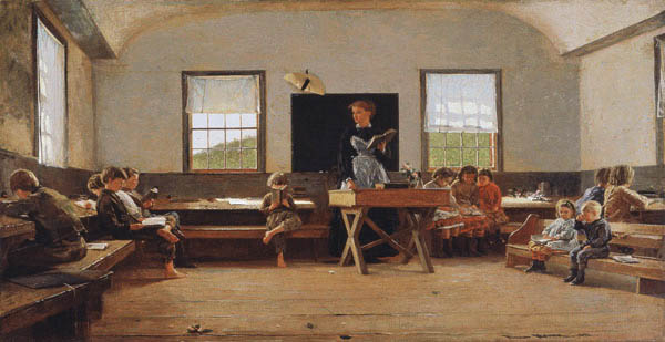 The Country School von Winslow Homer