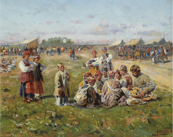 Das Dorffest von Wladimir Jegorowitsch Makowski