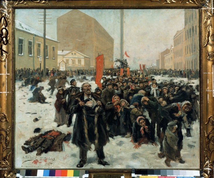 Der Blutsonntag (9. Januar 1905) von Wladimir Jegorowitsch Makowski