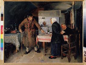Der Streit beim Kartenspiel 1889