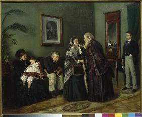 Im Wartezimmer beim Arzt 1870