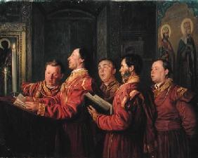 Choristers in the Church 1870