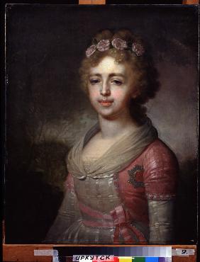 Bildnis der Grossfürstin Alexandra Pawlowna (1783-1801), Tochter des Kaisers Paul I.