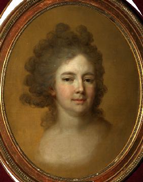 Porträt der Zarin Maria Feodorowna von Russland (Sophia Dorothea Prinzessin von Württemberg) (1759-1 1796