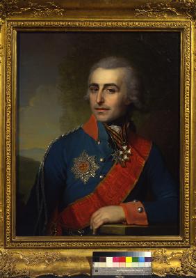 Porträt des General-Adjutanten Grafen Peter Tolstoi (1761-1844) 1799