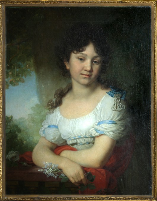Porträt von Gräfin Maria Alexejewna Orlowa-Denissowa von Wladimir Lukitsch Borowikowski