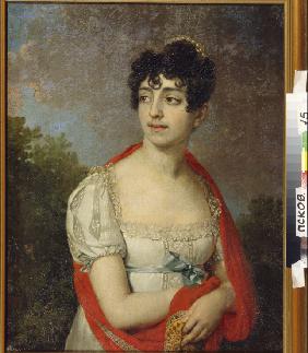Porträt von Prinzessin Maria Fjodorowna Barjatinskaja 1807