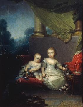Nikolaus I. v.Russland u.Schwester 1797