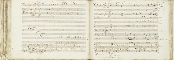 Autograph copy of ''The Magic Flute'' von Wolfgang Amadeus Mozart