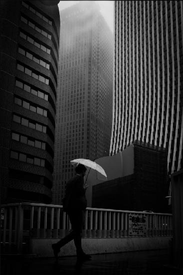 Shinjuku im Regen